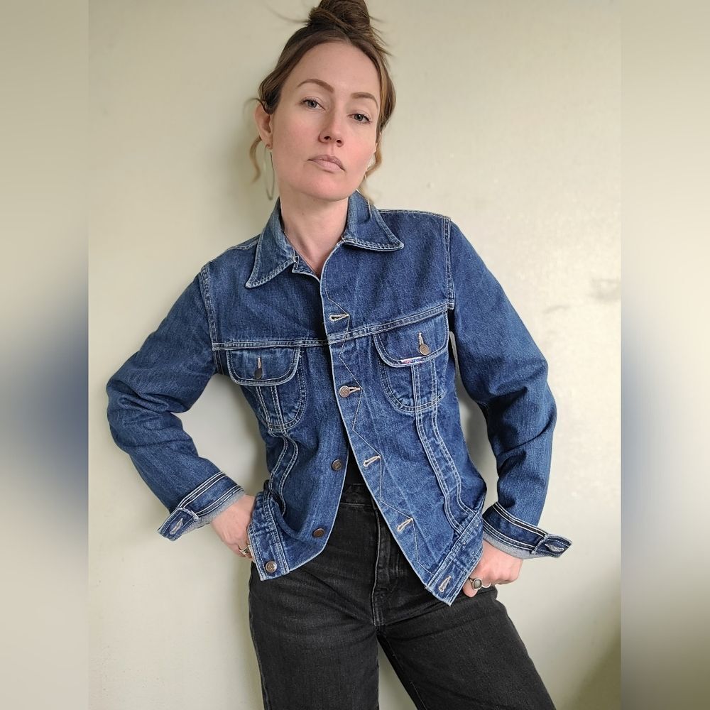 The Inigo Vintage Denim Jacket By US Top M - Picture 4 of 13